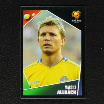 Euro 2004 Nr. 194 Panini Sticker Marcus Allbäck