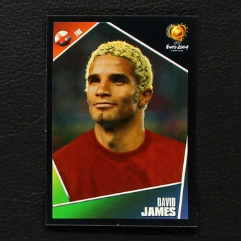 Euro 2004 Nr. 117 Panini Sticker David James