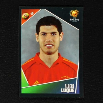 Euro 2004 Nr. 089 Panini Sticker Albert Luque