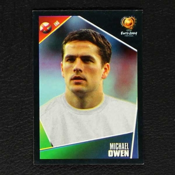 Euro 2004 Nr. 130 Panini Sticker Michael Owen