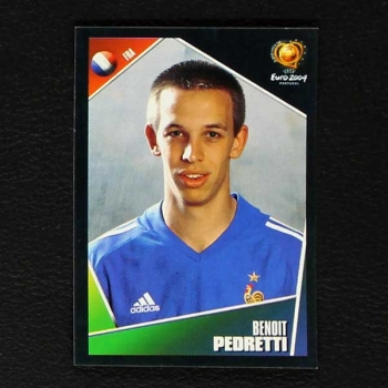 Euro 2004 Nr. 105 Panini Sticker Benoit Pedretti