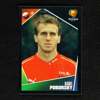 Euro 2004 Nr. 283 Panini Sticker Karel Poborsky