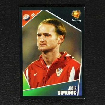 Euro 2004 Nr. 162 Panini Sticker Josip Simunic