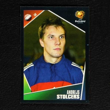 Euro 2004 Nr. 267 Panini Sticker Andrejs Stolcers