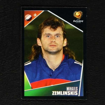 Euro 2004 No. 258 Panini sticker Zemlinskis