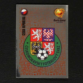 Euro 2004 Nr. 273 Panini Sticker Wappen Tschechien