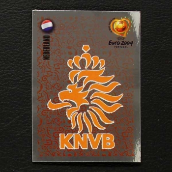 Euro 2004 Nr. 317 Panini Sticker Wappen Niederlande