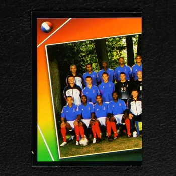 Euro 2004 Nr. 091 Panini Sticker Team Frankreich links