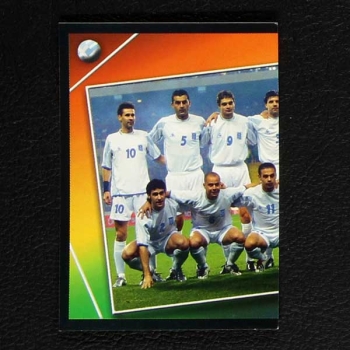 Euro 2004 Nr. 028 Panini Sticker Team Griechenland links