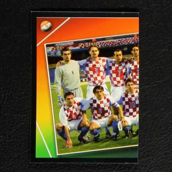 Euro 2004 Nr. 156 Panini Sticker Team Kroatien links