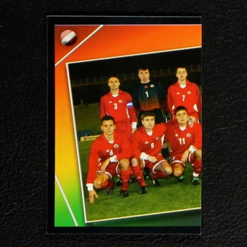 Euro 2004 Nr. 252 Panini Sticker Team Lettland links