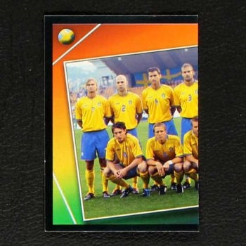 Euro 2004 Nr. 177 Panini Sticker Team Schweden links