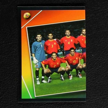 Euro 2004 Nr. 068 Panini Sticker Team Spanien links