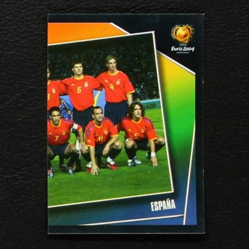 Euro 2004 Nr. 069 Panini Sticker Team Spanien rechts