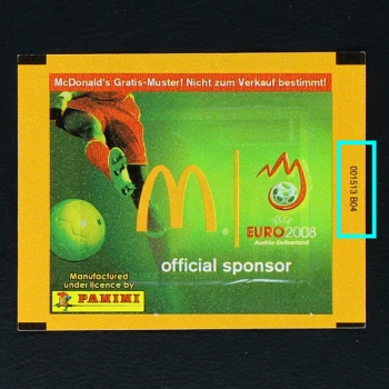 Euro 2008 McDonalds Panini Sticker Tüte Österreich Variante