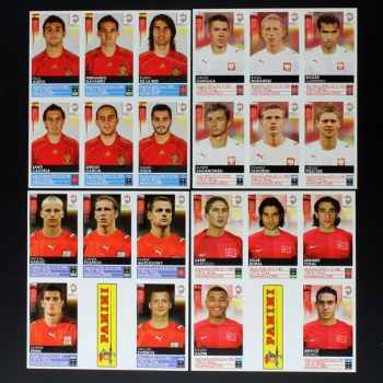 Euro 2008 Panini update Sticker komplett