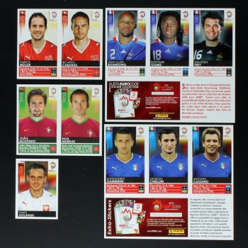 Euro 2008 Panini update Sticker komplett