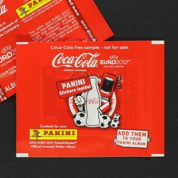 Euro 2012 Coca Cola Panini Sticker Tüte englische Variante