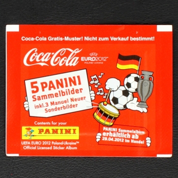 Euro 2012 Coca Cola Variante Panini Sticker Tüte
