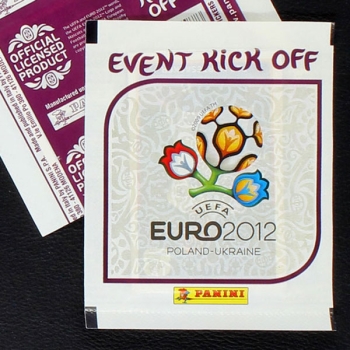 Euro 2012 Event Kick off Panini Variante Frankreich Sticker Tüte