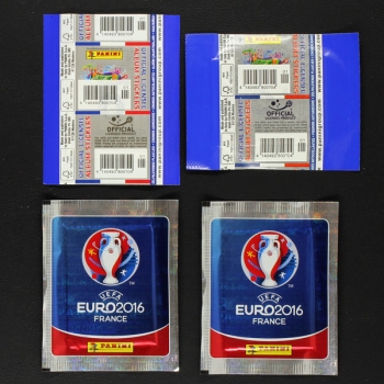 Euro 2016 Panini Sticker Tüte Deutschland 2 Varianten