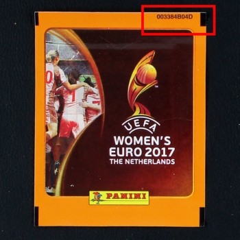 Euro 2017 Womens Panini Sticker Tüte