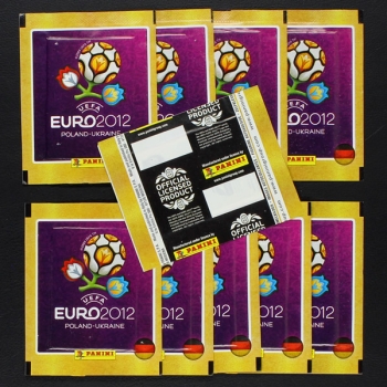 Euro 2012 Panini Sticker Tüte deutsche Variante ohne Barcode