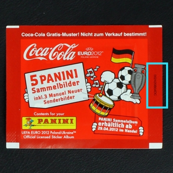 Euro 2012 Coca Cola Variante Panini Sticker Tüte