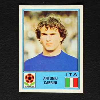 Antonio Cabrini Panini Sticker Euro 80