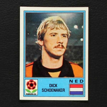 Dick Schoenaker Panini Sticker Euro 80