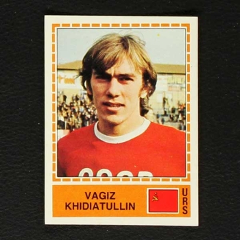 Vagiz Khidiatullin Panini Sticker Euro 80