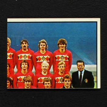 Euro 84 Nr. 083 Panini Sticker Belgique Teil 2