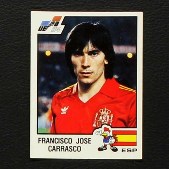 Euro 84 Nr. 230 Panini Sticker Francisco Jose Carrasco