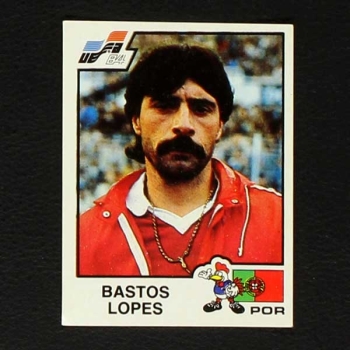 Euro 84 Nr. 169 Panini Sticker Bastos Lopes