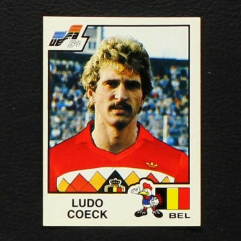 Euro 84 Nr. 098 Panini Sticker Ludo Coeck