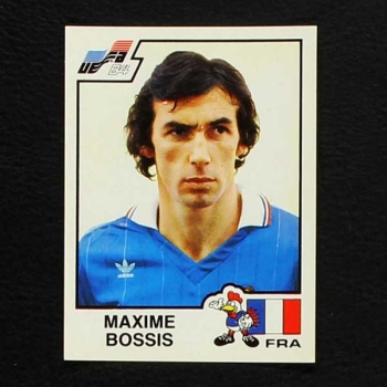 Euro 84 Nr. 041 Panini Sticker Maxime Bossis