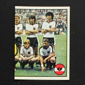 Euro 84 Nr. 245 Panini Sticker Österreich Teil 2