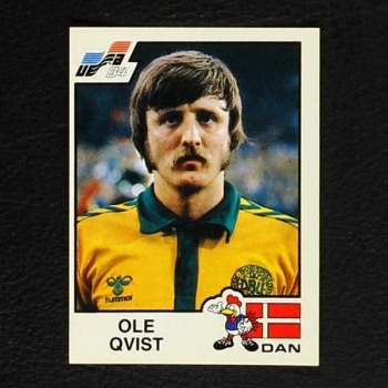 Euro 84 Nr. 081 Panini Sticker Ole Qvist