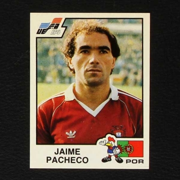 Euro 84 Nr. 175 Panini Sticker Jaime Pacheco