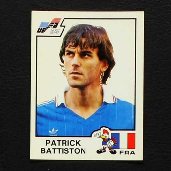 Euro 84 Nr. 039 Panini Sticker Patrick Battiston