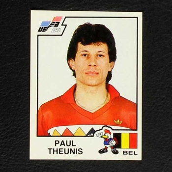 Euro 84 Nr. 097 Panini Sticker Paul Theunis