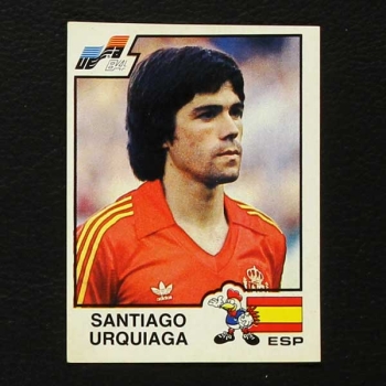 Euro 84 Nr. 215 Panini Sticker Santiago Urquiaga