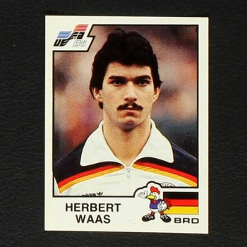 Euro 84 Nr. 154 Panini Sticker Herbert Waas