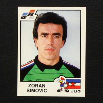 Euro 84 Nr. 113 Panini Sticker Zoran Simovic