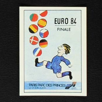 Euro 84 Nr. 017 Panini Sticker Poster Finale