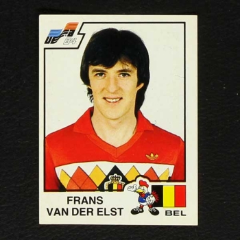 Euro 84 Nr. 100 Panini Sticker Frans van der Elst