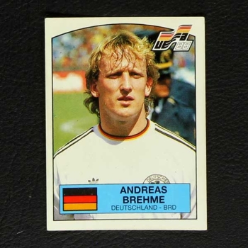 Euro 88 Nr. 061 Panini Sticker Andreas Brehme