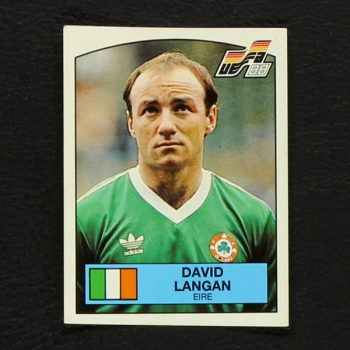 Euro 88 Nr. 190 Panini Sticker David Langan