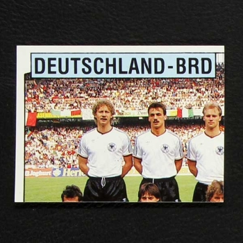 Euro 88 Nr. 045 Panini Sticker Deutschland-BRD oben links