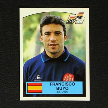 Euro 88 Nr. 134 Panini Sticker Vorlage Francisco Buyo